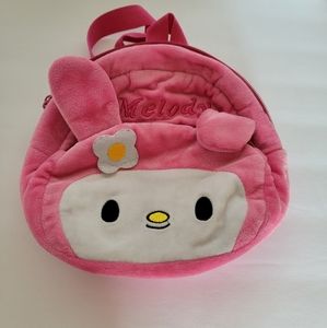 NWOT Nakajima Sanrio Kids Backpack My Melody Pink Backpack